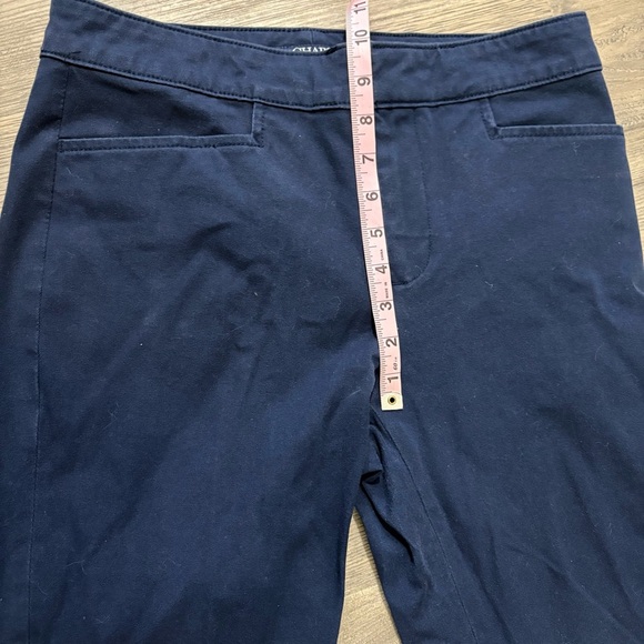 Chaps Women’s Sz 8 Navy Blue Capri Pants Stretch Slimming Classic Preppy - Picture 4 of 6